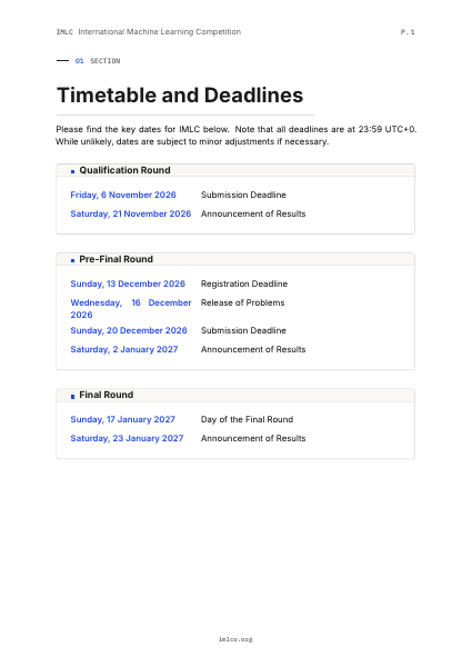 Timetable preview